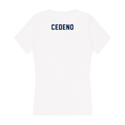 Virginia - NCAA Wrestling : Dylan Cedeno - Women's V-Neck T-Shirt-1