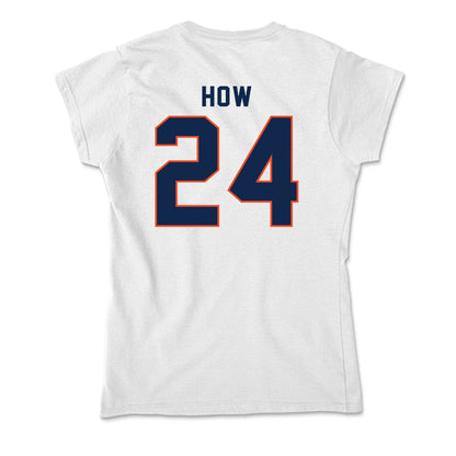 Virginia - NCAA Men's Basketball : Tristan How - Soft Style Women’s T-Shirt-1