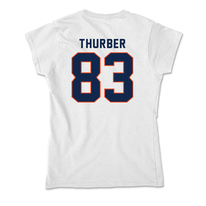 Virginia - NCAA Football : Willem Thurber - Soft Style Women’s T-Shirt-1