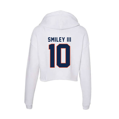 Virginia - NCAA Football : Ben Smiley III - Women's Crop Fleece Hoodie-1