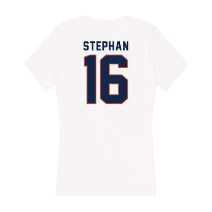 Virginia - NCAA Baseball : Anthony Stephan - Women's V-Neck T-Shirt-1