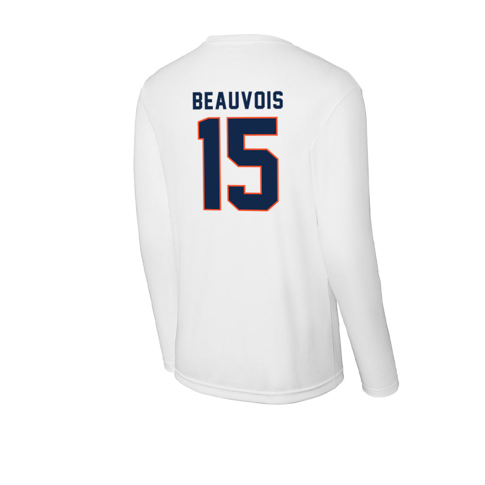 Virginia - NCAA Men's Soccer : Triton Beauvois - Activewear Long Sleeve T-Shirt