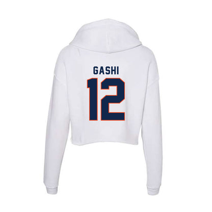 Virginia - NCAA Men's Soccer : Albin Gashi - Women's Crop Fleece Hoodie-1