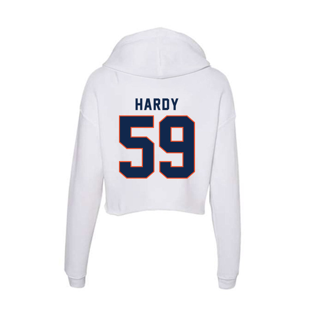 Virginia - NCAA Football : Jack Hardy - Women's Crop Fleece Hoodie-1