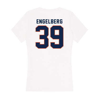 Virginia - NCAA Football : Robbie Engelberg - Women's V-Neck T-Shirt-1