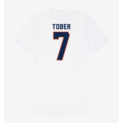 Virginia - NCAA Softball : Hannah Tober - Women's V-Neck T-Shirt-1