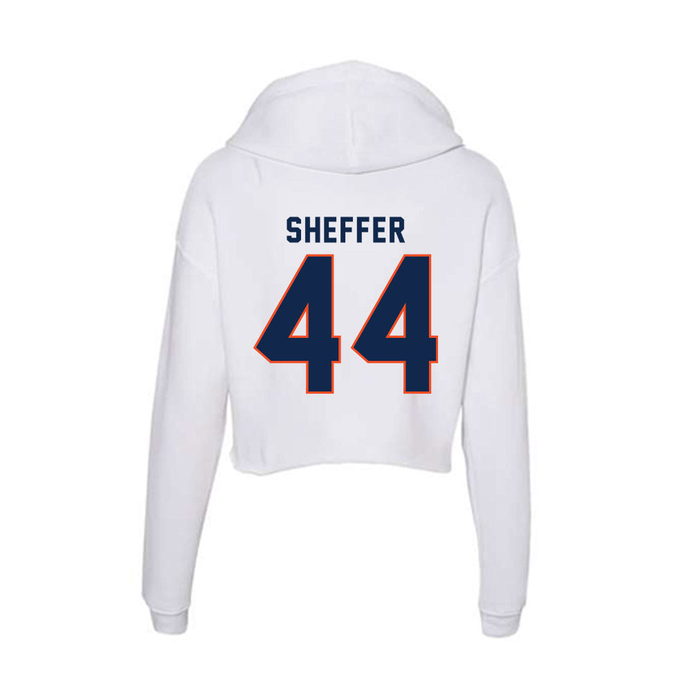 Virginia - NCAA Football : Brayden Sheffer - Women's Crop Fleece Hoodie-1