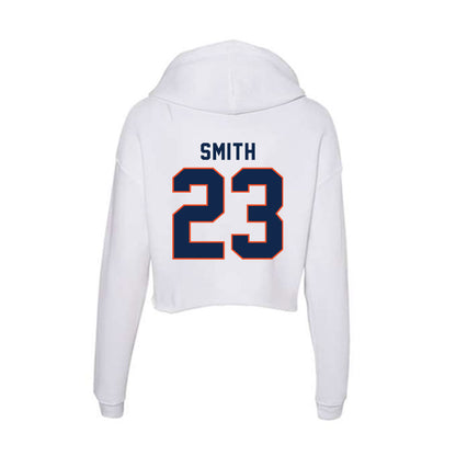 Virginia - NCAA Women's Basketball : Alexia Smith - Women's Crop Fleece Hoodie-1