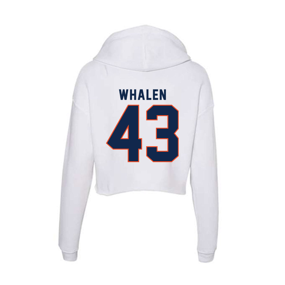 Virginia - NCAA Men's Lacrosse : Mitchell Whalen - Women's Crop Fleece Hoodie-1