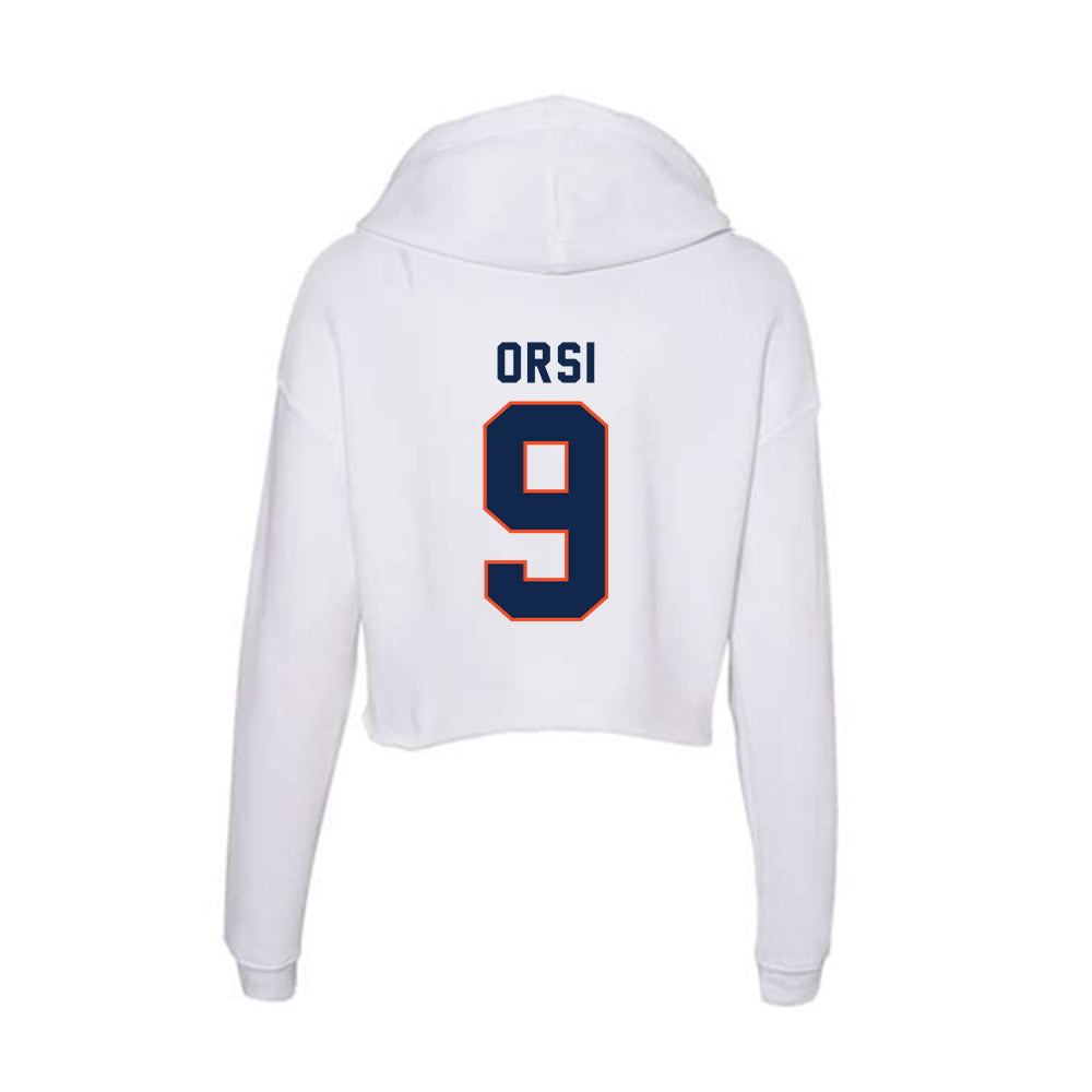 Virginia - NCAA Women's Field Hockey : Madison Orsi - Women's Crop Fleece Hoodie-1