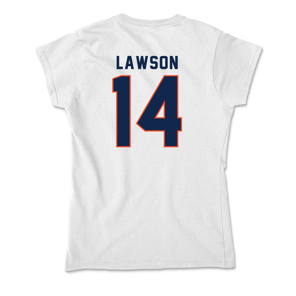 Virginia - NCAA Women's Basketball : Kaydan Lawson - Soft Style Women’s T-Shirt-1