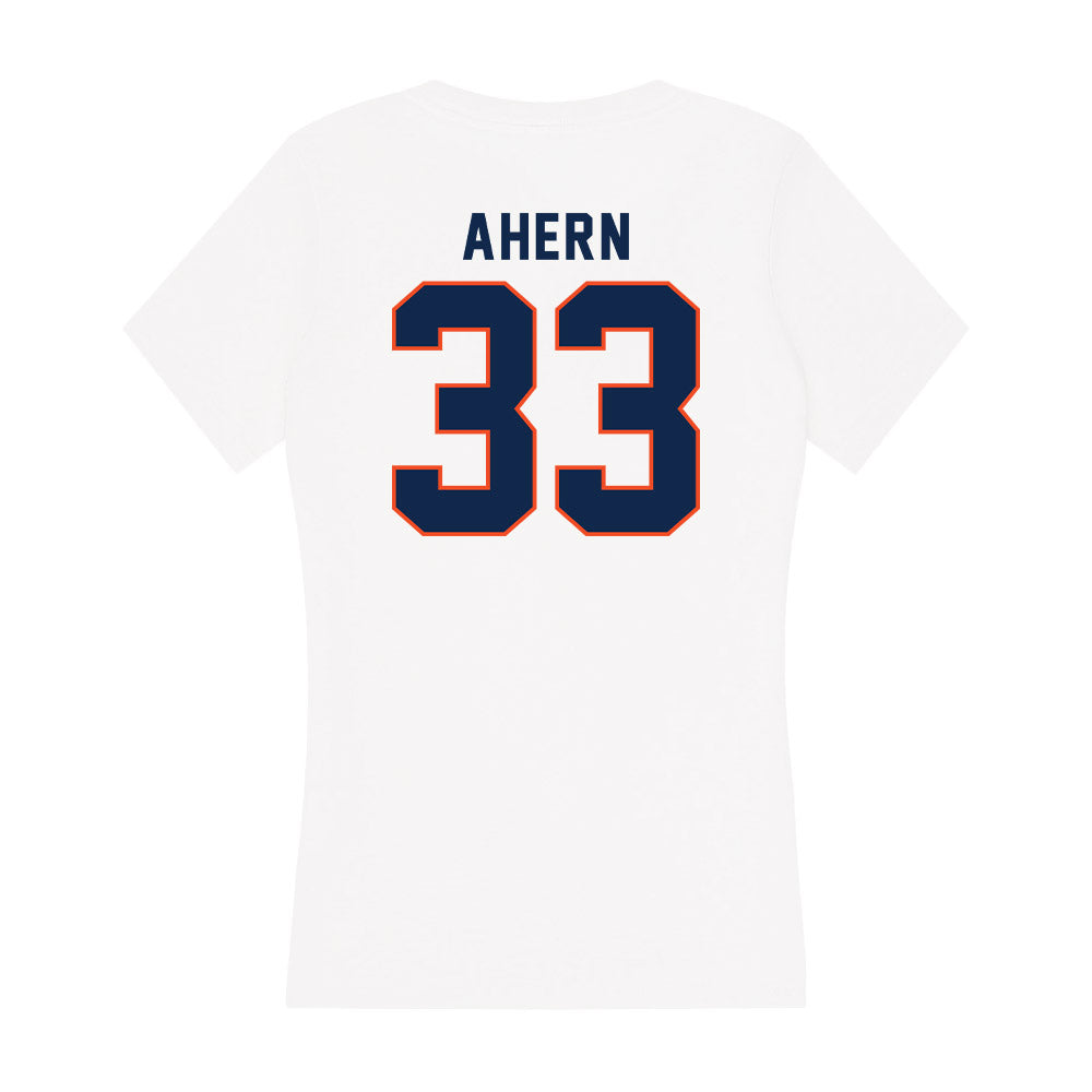 Virginia - NCAA Football : Josh Ahern - Women's V-Neck T-Shirt-1