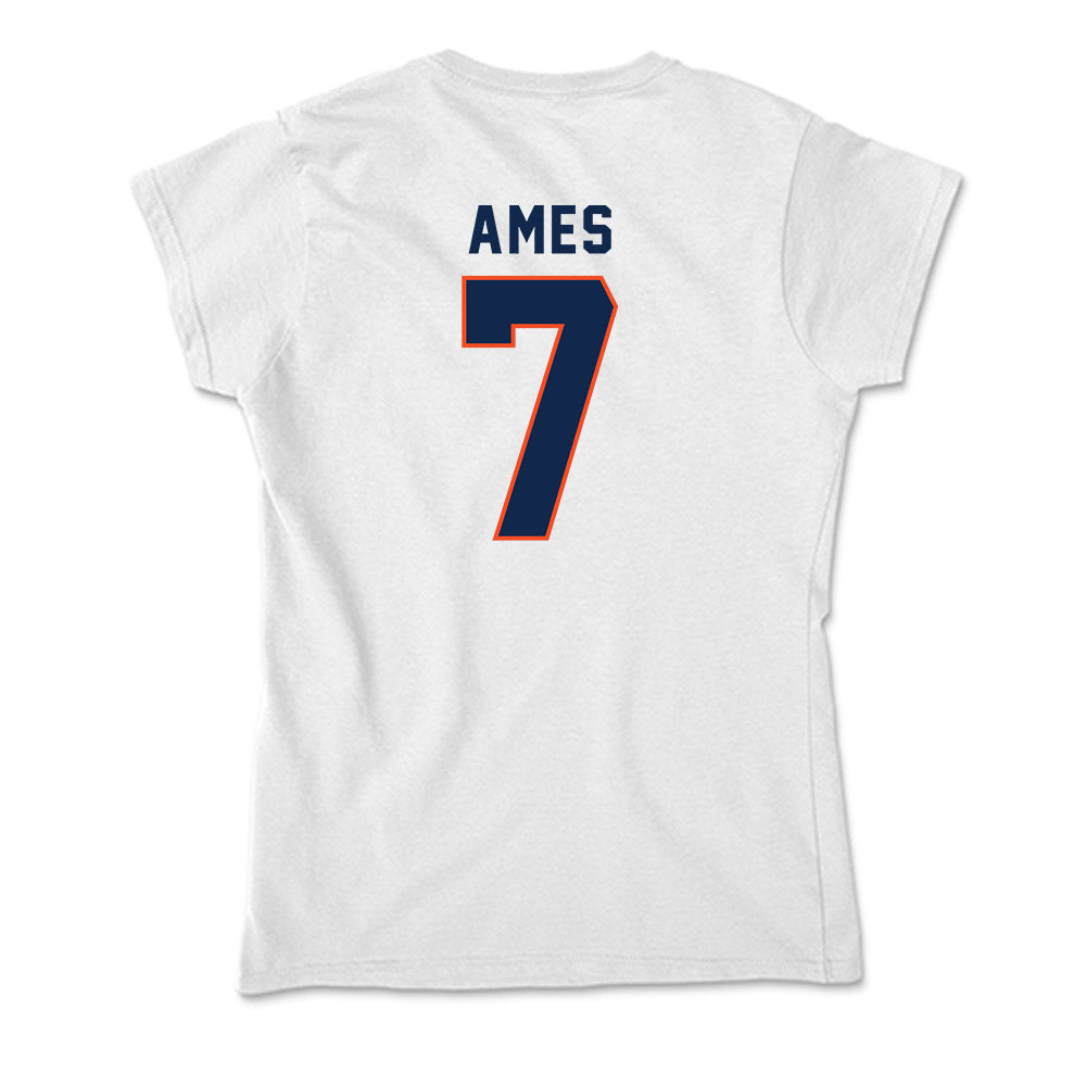 Virginia - NCAA Men's Basketball : Darrin Ames - Soft Style Women’s T-Shirt-1