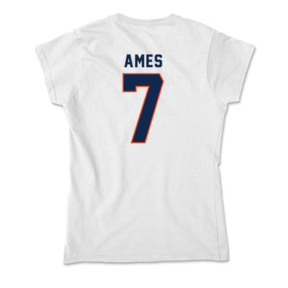 Virginia - NCAA Men's Basketball : Darrin Ames - Soft Style Women’s T-Shirt-1