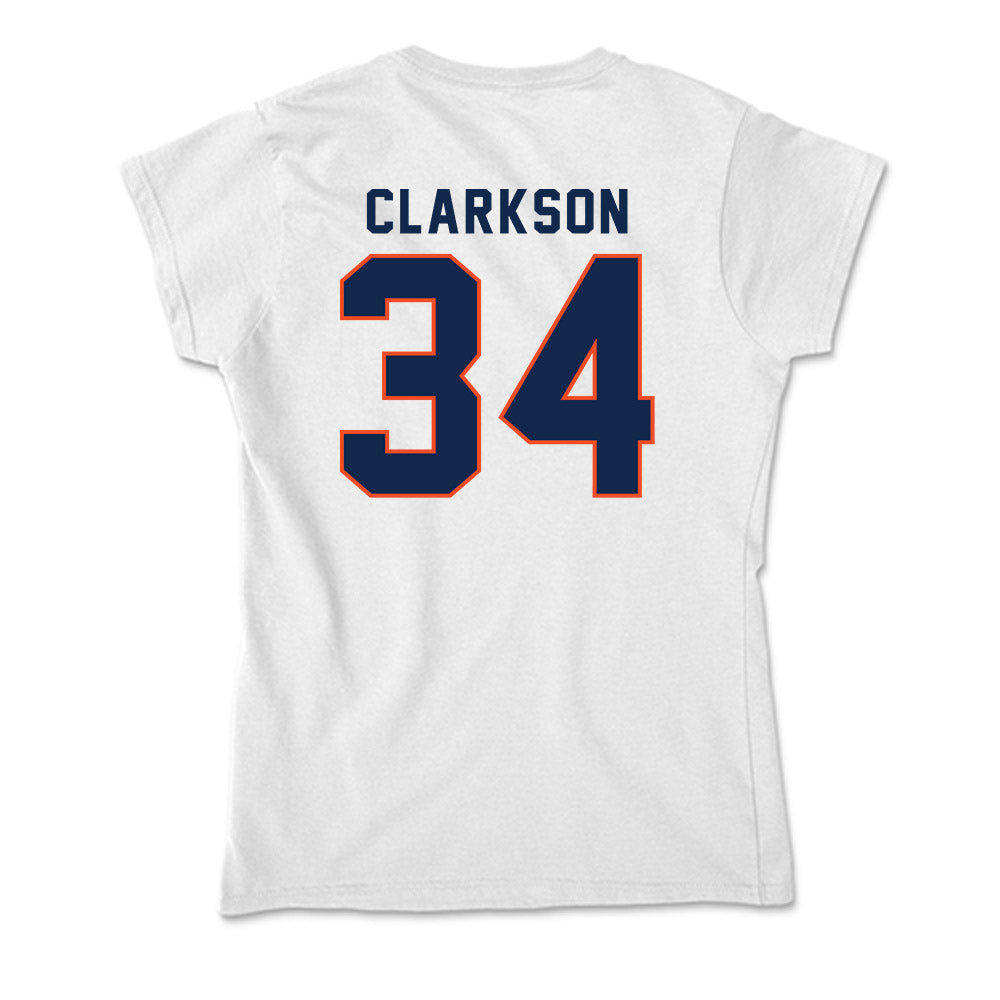 Virginia - NCAA Women's Basketball : London Clarkson - Soft Style Women’s T-Shirt-1