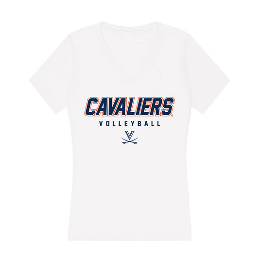 Virginia - NCAA Women's Volleyball : Vivian Miller - Women's V-Neck T-Shirt-0