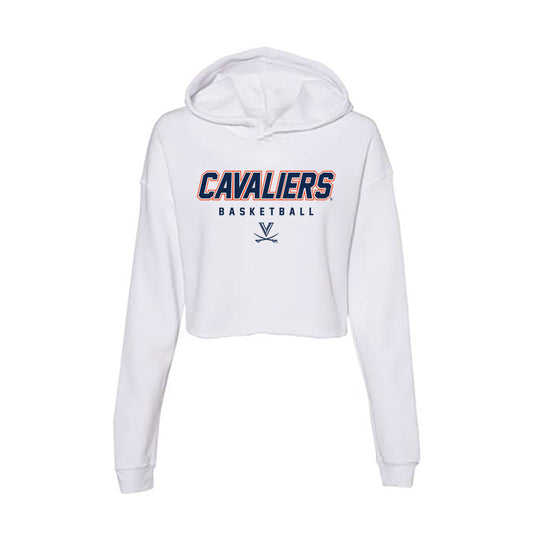 Virginia - NCAA Women's Basketball : Paris Clark - Women's Crop Fleece Hoodie-0