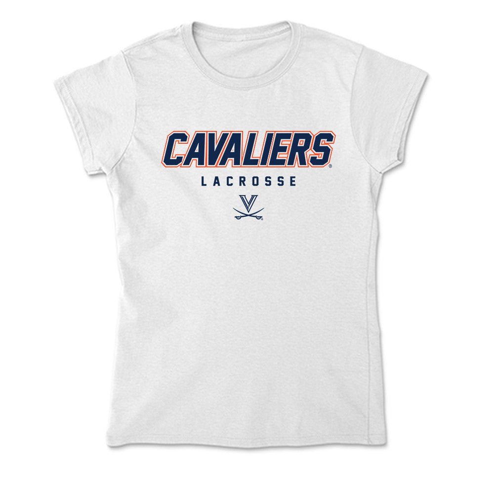 Virginia - NCAA Men's Lacrosse : Will Inderlied - Soft Style Women’s T-Shirt-0