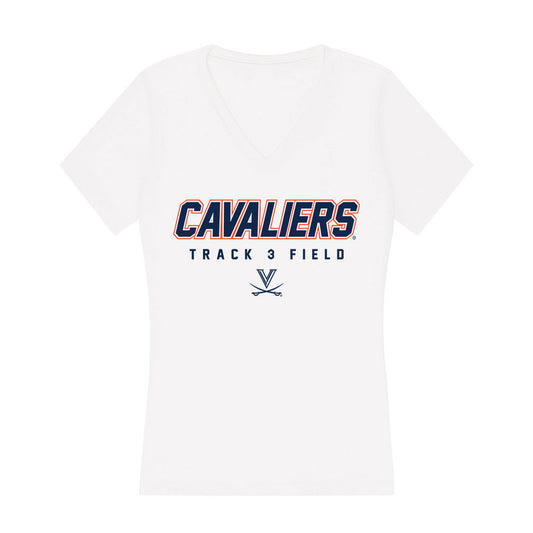 Virginia - NCAA Women's Track & Field : Madison Townsend - Women's V-Neck T-Shirt-0