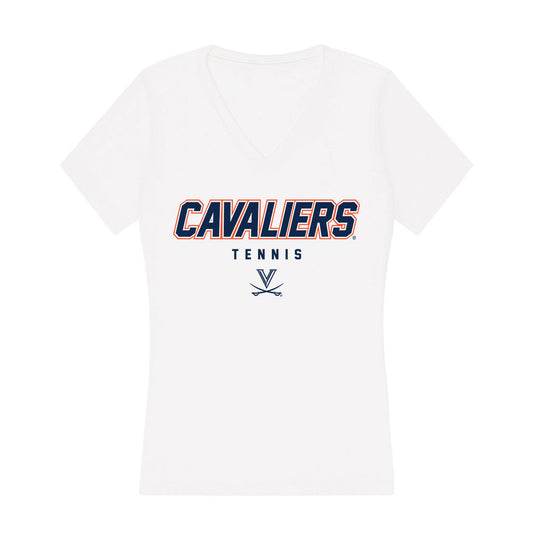 Virginia - NCAA Women's Tennis : blair Gill - Women's V-Neck T-Shirt-0