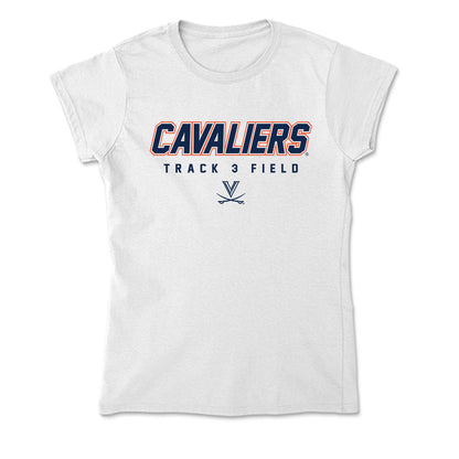 Virginia - NCAA Men's Track & Field : Brock Schenck - Soft Style Women’s T-Shirt-0