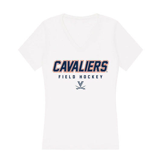 Virginia - NCAA Women's Field Hockey : Riley Savage - Women's V-Neck T-Shirt-0