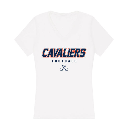 Virginia - NCAA Football : Brady Wilson - Women's V-Neck T-Shirt-0