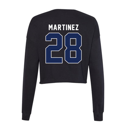 Arizona - NCAA Baseball : Matthew Martinez - Women's Cropped Crew Fleece-1