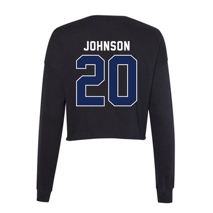 Arizona - NCAA Football : Brandon Johnson - Women's Cropped Crew Fleece-1