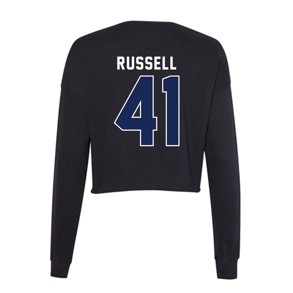 Arizona - NCAA Baseball : Tyler Russell - Women's Cropped Crew Fleece-1