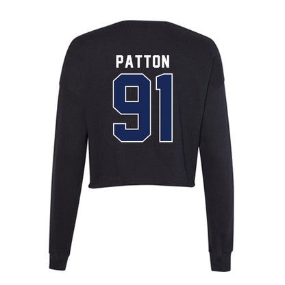 Arizona - NCAA Football : Porter Patton - Women's Cropped Crew Fleece-1