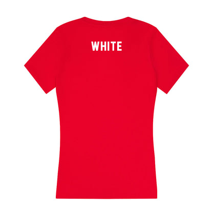 Arizona - NCAA Women's Gymnastics : Teagan White - Women's V-Neck T-Shirt-1