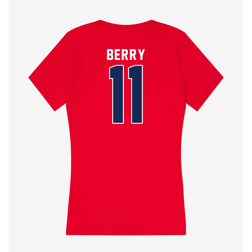 Arizona - NCAA Softball : Jenae Berry - Women's V-Neck T-Shirt-1