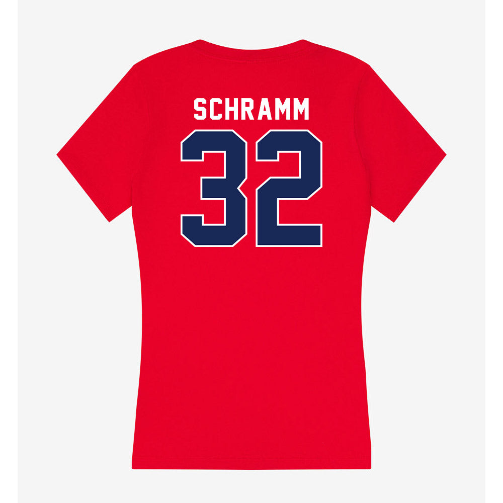Arizona - NCAA Men's Lacrosse : Rocco Schramm - Women's V-Neck T-Shirt-1