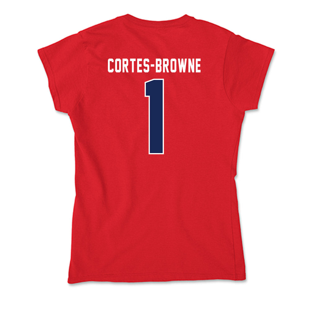 Arizona - NCAA Women's Soccer : Sofia Cortes-Browne - Soft Style Women’s T-Shirt-1