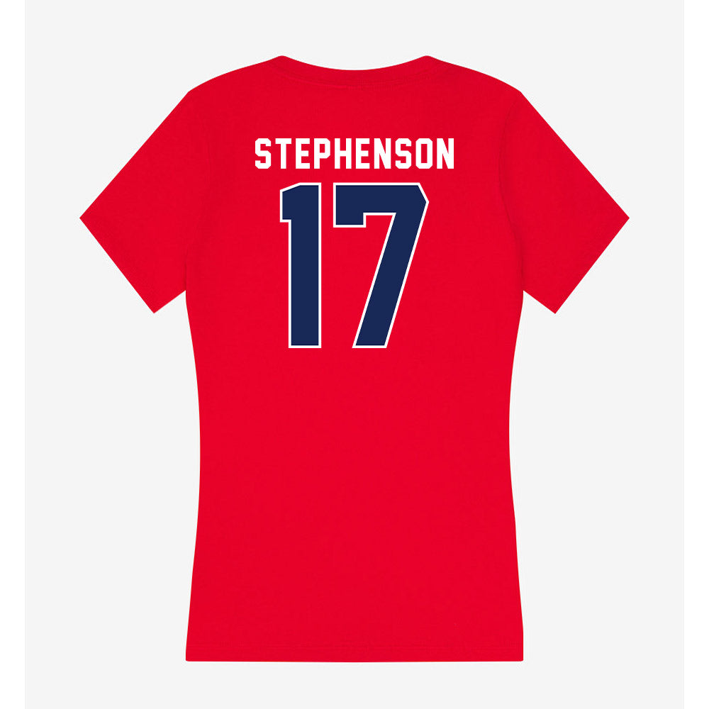 Arizona - NCAA Women's Soccer : Mireya Stephenson - Women's V-Neck T-Shirt-1