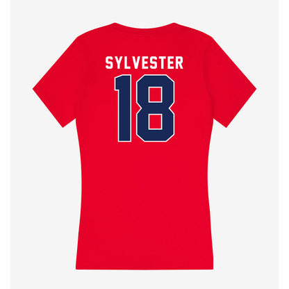 Arizona - NCAA Baseball : Beau Sylvester - Women's V-Neck T-Shirt-1