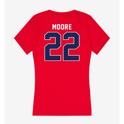 Arizona - NCAA Beach Volleyball : Sadie Moore - Women's V-Neck T-Shirt-1