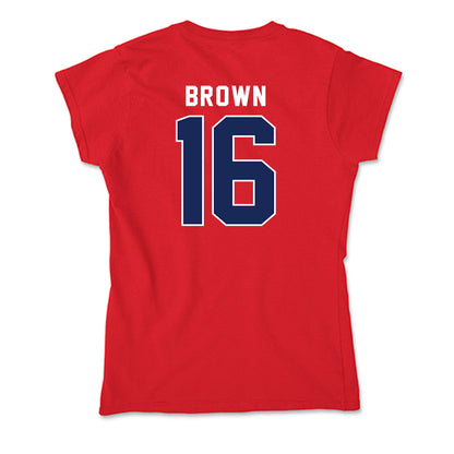 Arizona - NCAA Women's Soccer : Maia Brown - Soft Style Women’s T-Shirt-1