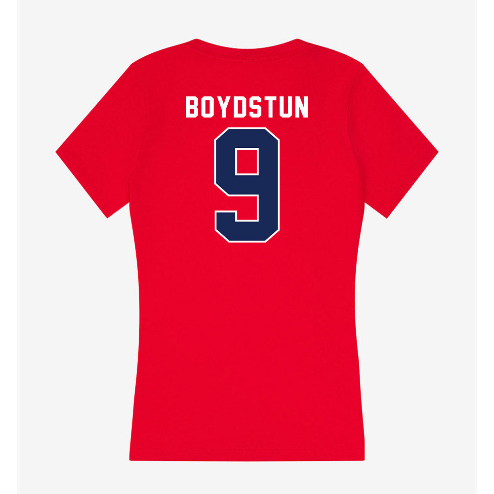 Arizona - NCAA Women's Soccer : Lily Boydstun - Women's V-Neck T-Shirt-1