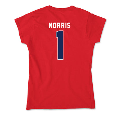 Arizona - NCAA Beach Volleyball : Leah Norris - Soft Style Women’s T-Shirt-1