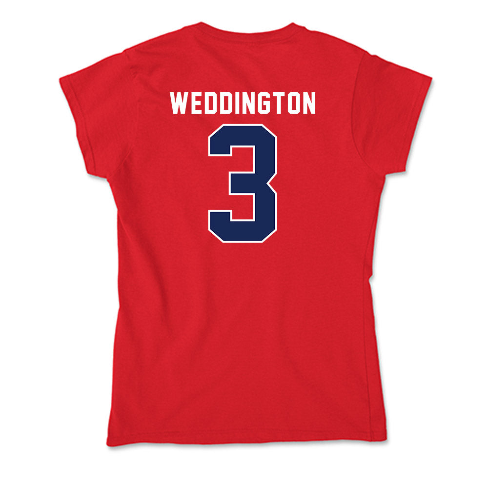 Arizona - NCAA Women's Soccer : Shanti Weddington - Soft Style Women’s T-Shirt-1