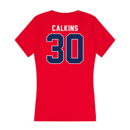 Arizona - NCAA Women's Soccer : Rose Calkins - Women's V-Neck T-Shirt-1