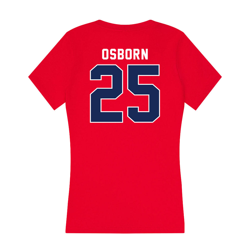 Arizona - NCAA Women's Soccer : Sydney Osborn - Women's V-Neck T-Shirt-1