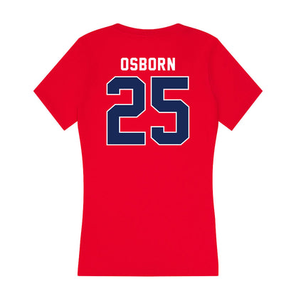 Arizona - NCAA Women's Soccer : Sydney Osborn - Women's V-Neck T-Shirt-1