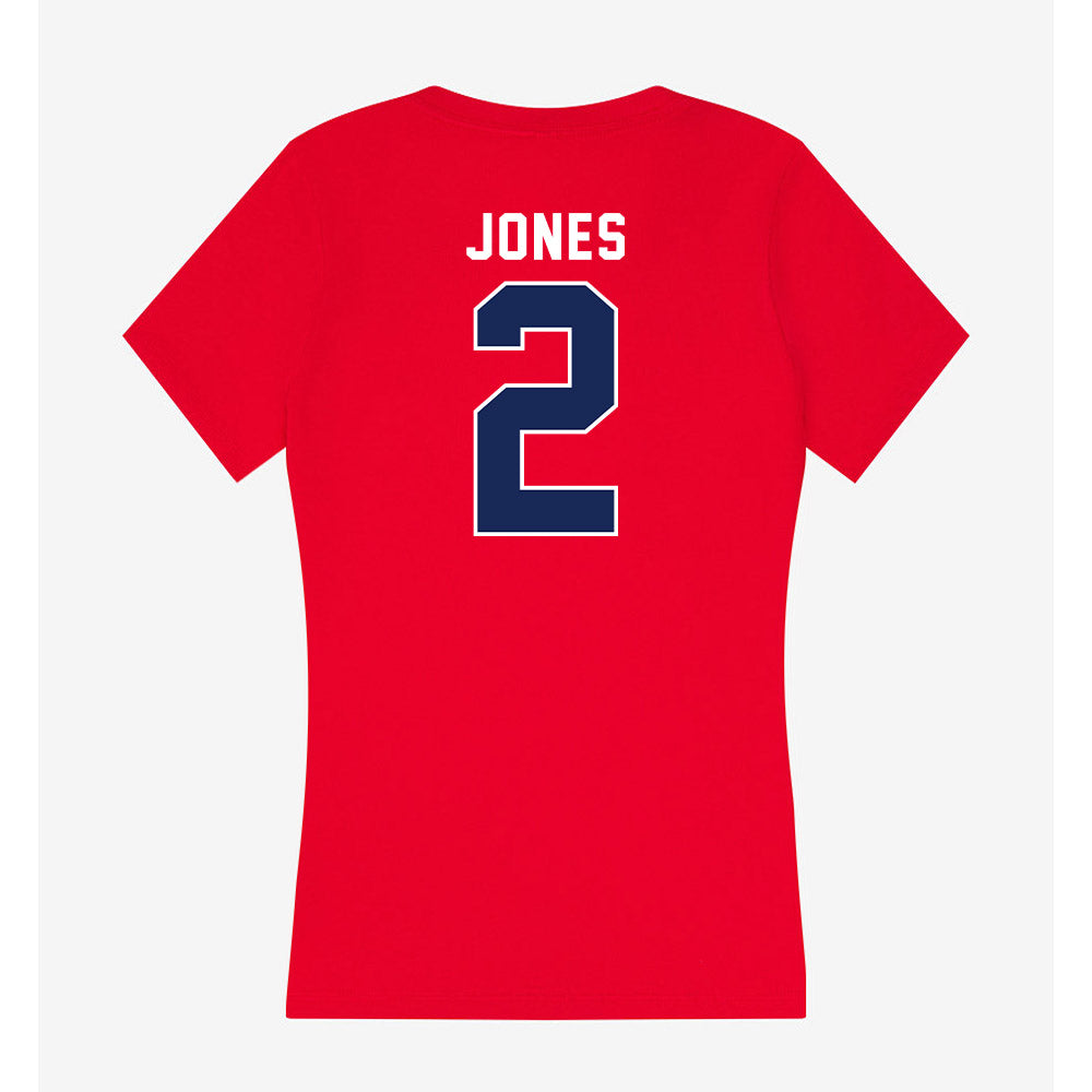 Arizona - NCAA Women's Volleyball : Renee Jones - Women's V-Neck T-Shirt-1