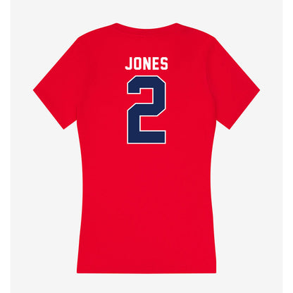 Arizona - NCAA Women's Volleyball : Renee Jones - Women's V-Neck T-Shirt-1