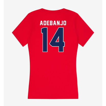 Arizona - NCAA Women's Basketball : Blessing Adebanjo - Women's V-Neck T-Shirt-1