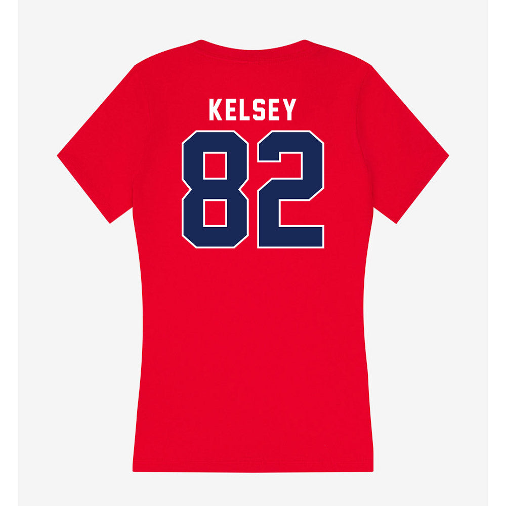 Arizona - NCAA Football : Landon Kelsey - Women's V-Neck T-Shirt-1