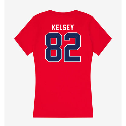 Arizona - NCAA Football : Landon Kelsey - Women's V-Neck T-Shirt-1